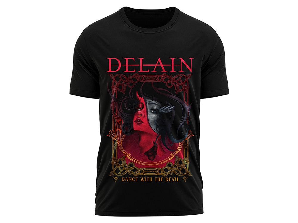 Dance With The Devil EP T-shirt Black - Featuring EP artwork