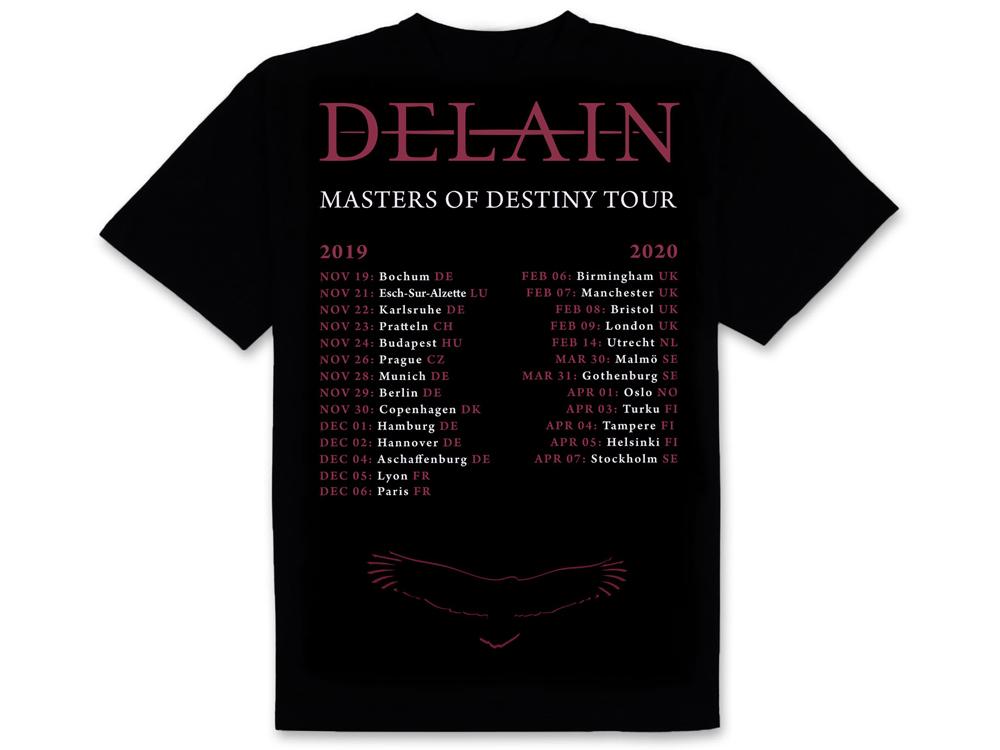Masters of Destiny T-shirt - Tour (2019/2020) Black
