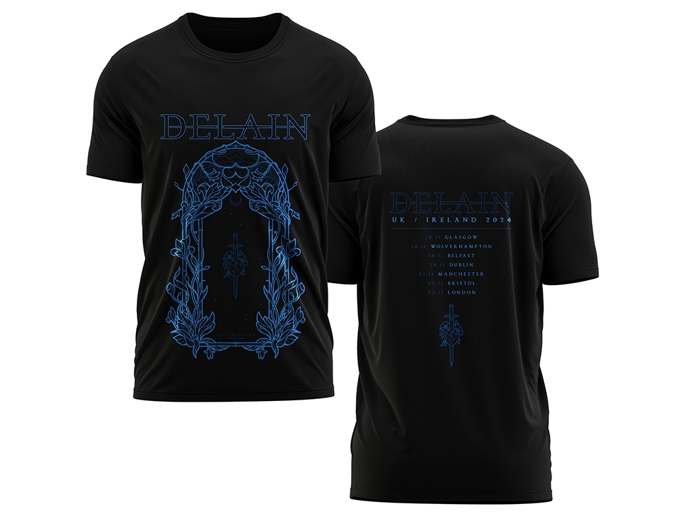 Sleepwalkers Dream T-shirt - UK/Ireland tour 2024 Black